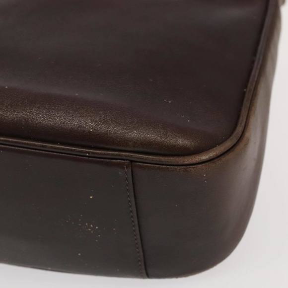 GUCCI Bamboo Hand Bag Leather 2way Brown Gold 001 3444 1638 Auth bs20098 - Picture 15 of 16